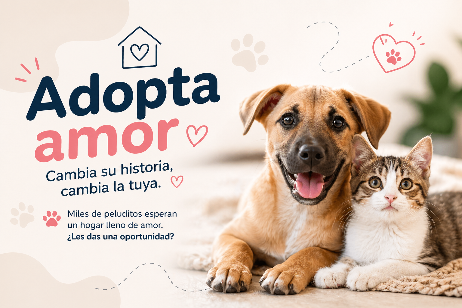 Adopta una mascota